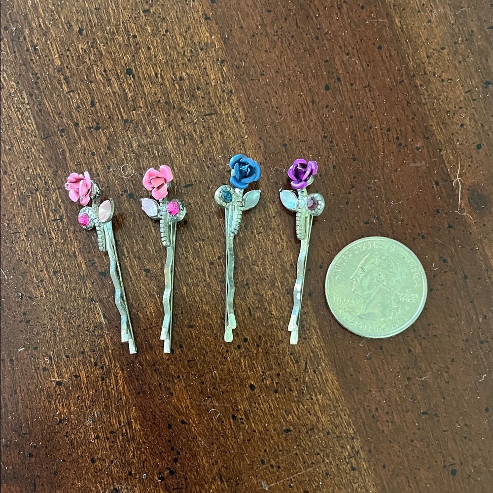Floral Hair Pins Set